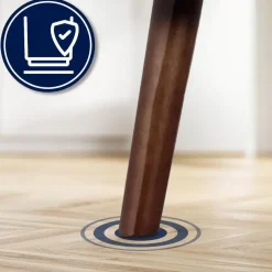 CLP Fauteuil Kioni bruin Frame - Ribstof - groen