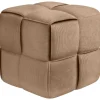 CLP Hocker Forinta Ribstof - taupe