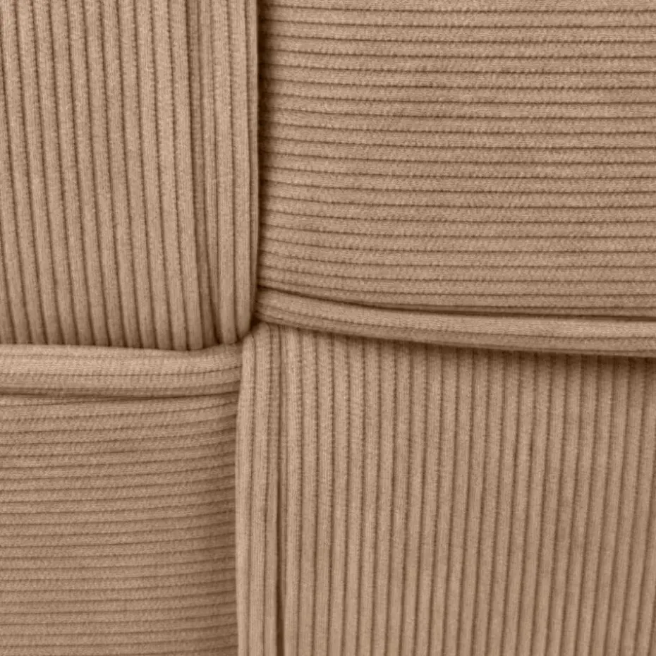 CLP Hocker Forinta Ribstof - taupe