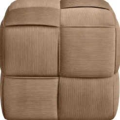 CLP Hocker Forinta Ribstof - taupe
