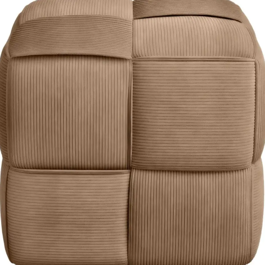CLP Hocker Forinta Ribstof - taupe