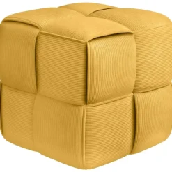 CLP Hocker Forinta Ribstof - geel