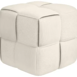 CLP Hocker Forinta Ribstof - creme