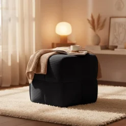 CLP Hocker Forinta Ribstof - donkergrijs