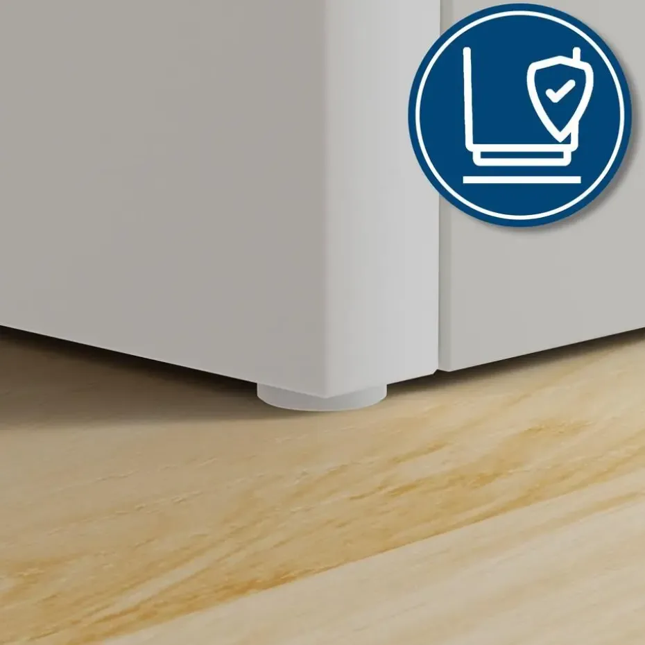 CLP Kaptafel Lerona wit Frame - Hout - wit