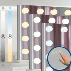 CLP Kaptafel Tiline wit Frame - Hout - wit