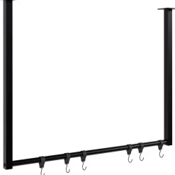 CLP Kledingrek Fenton 60x80x7 cm - zwart