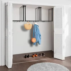 CLP Kledingrek Fenton 60x60x7 cm - zwart