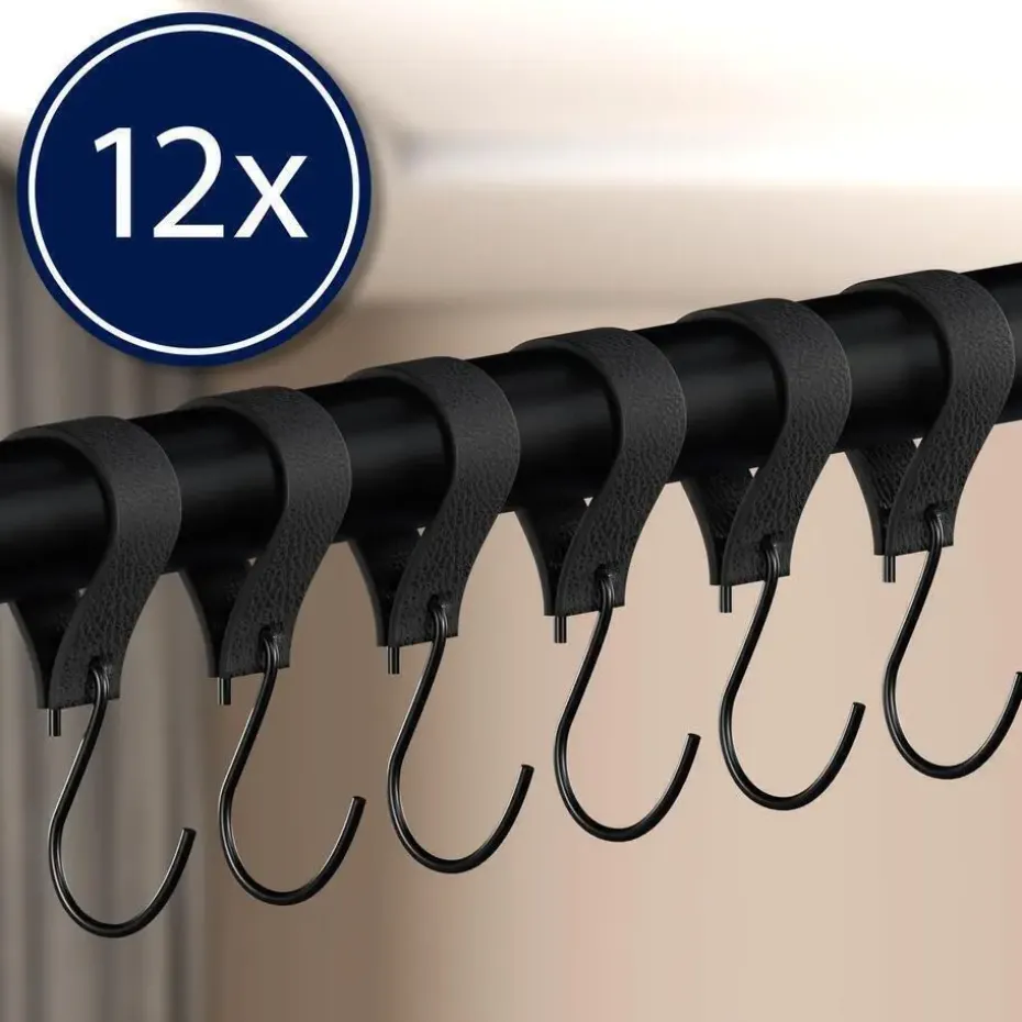 CLP Kledingrek Fenton 60x80x7 cm - zwart