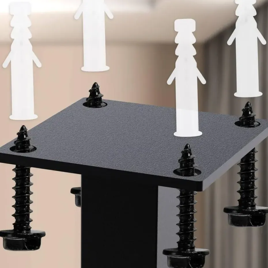 CLP Kledingrek Fenton 60x80x7 cm - zwart