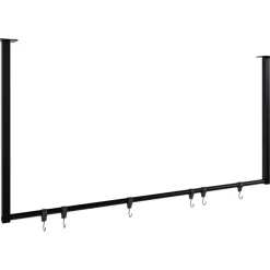 CLP Kledingrek Fenton 60x120x7 cm - zwart