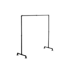 CLP Kledingrek Jersey 150x150x55 cm - zwart