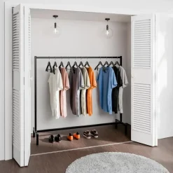 CLP Kledingrek Melva 120x150x38 cm - zwart