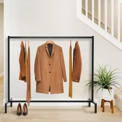 CLP Kledingrek Melva 120x150x38 cm - zwart