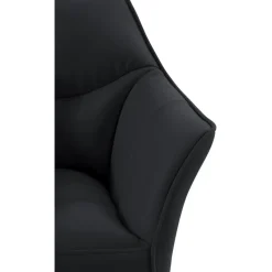 CLP Lounger Damaso zwart Frame - Kunstleer - zwart