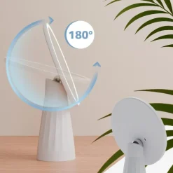 CLP Make-up spiegel Carrey Glas - wit