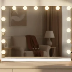 CLP Make-up spiegel Marlene Kunststof - wit