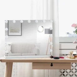 CLP Make-up spiegel Marlene Kunststof - wit