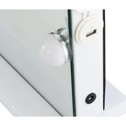 CLP Make-up spiegel Murrieta Kunststof - wit