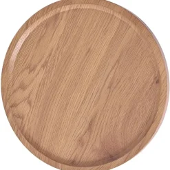 CLP Set van 2 Bijzettafel Aspen mat zwart Frame - Hout - natura