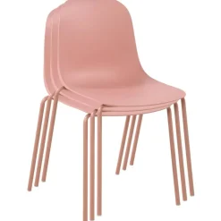 CLP Set van 2 Tuinstoel Hardin Kunststof - roze