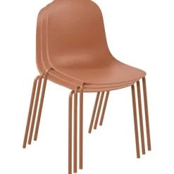 CLP Set van 2 Tuinstoel Hardin Kunststof - terracotta