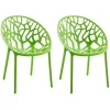CLP Set van 2 Tuinstoel Hope Kunststof - groen