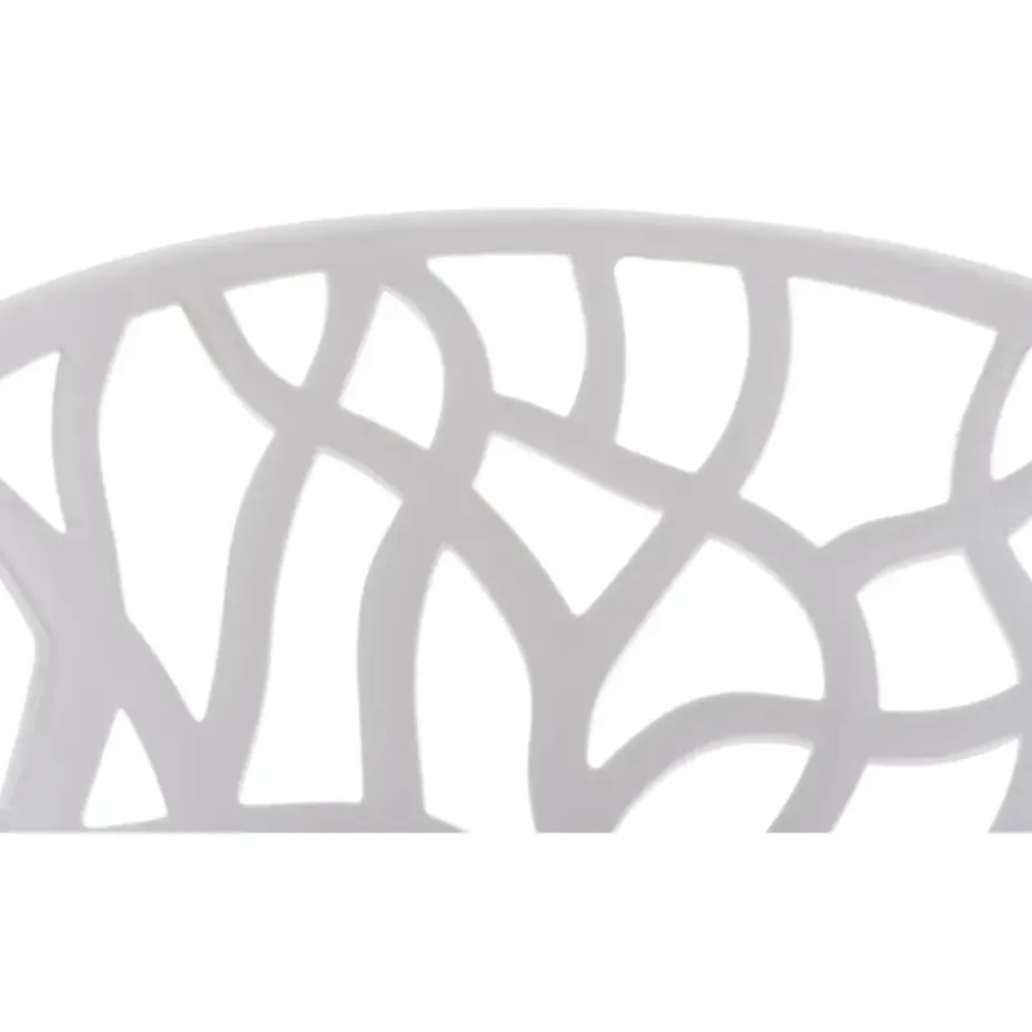 CLP Set van 4 Tuinstoel Hope Kunststof - wit