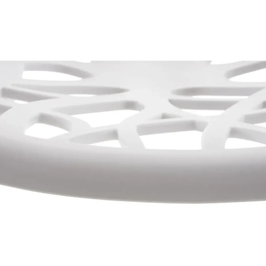 CLP Set van 4 Tuinstoel Hope Kunststof - wit