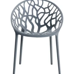 CLP Set van 2 Tuinstoel Hope Kunststof - antraciet