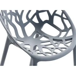 CLP Set van 2 Tuinstoel Hope Kunststof - antraciet