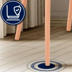 CLP Set van 4 Tuinstoel Hope Kunststof - perzik