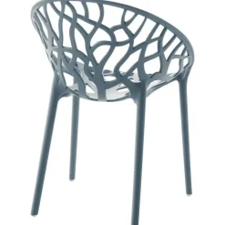 CLP Set van 2 Tuinstoel Hope Kunststof - grijs