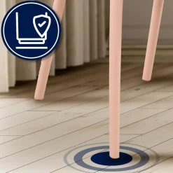 CLP Set van 4 Tuinstoel Hope Kunststof - roze