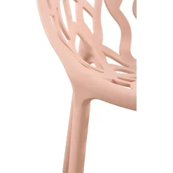 CLP Set van 4 Tuinstoel Hope Kunststof - roze