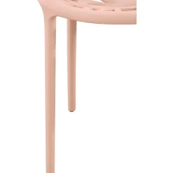 CLP Set van 4 Tuinstoel Hope Kunststof - roze