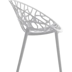 CLP Set van 2 Tuinstoel Hope Kunststof - licht grijs