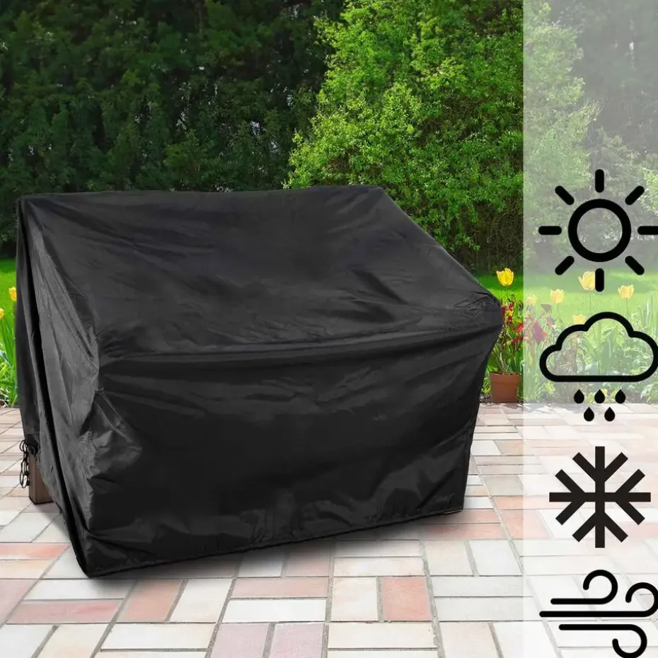 CLP Teakbank Teakbank 120 cm mit Abdeckhaube 120 cm