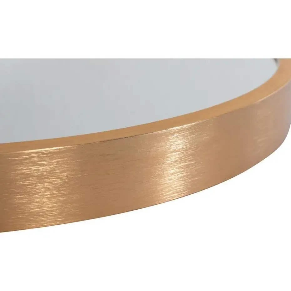 CLP Wandspiegel Elsie rond - Metaal - mat goud - 30cm