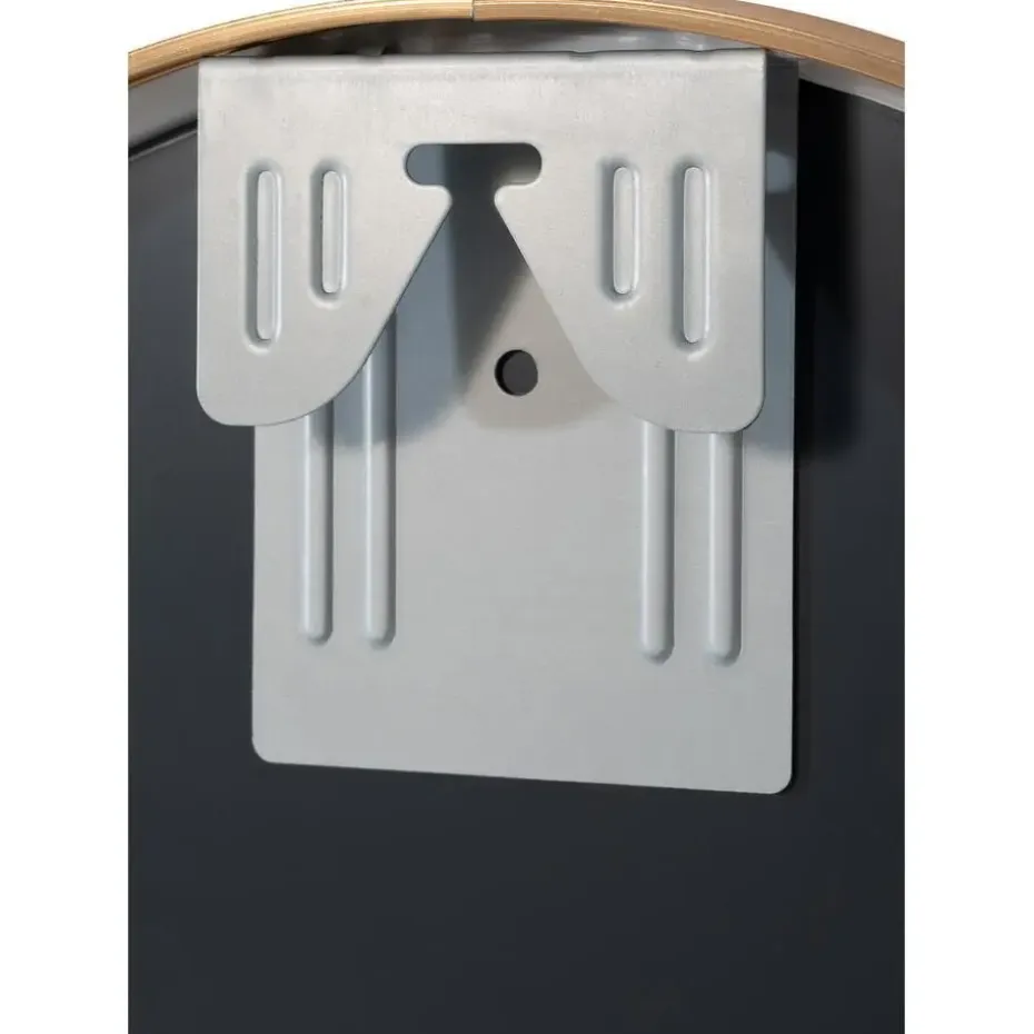 CLP Wandspiegel Elsie rond - Metaal - mat goud - 30cm