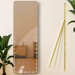 CLP Wandspiegel Gurnee vierkant - Glas - goudglans