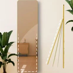 CLP Wandspiegel Gurnee vierkant - Glas - goudglans