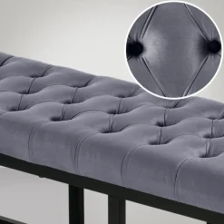 CLP 2-zits Bankje Polson 120 cm - grijs