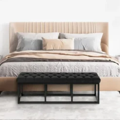 CLP 2-zits Bankje Polson 120 cm - zwart