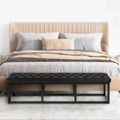 CLP 2-zits Bankje Polson 150 cm - zwart