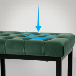 CLP 2-zits Bankje Polson 120 cm - groen