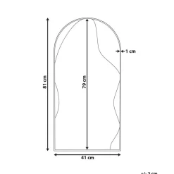 COLOMBIER - Wandspiegel - Goud - Metaal