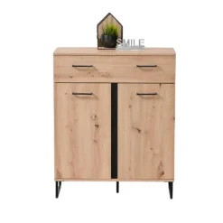 Commode Hoggas 2 deuren & 1 lade - eik