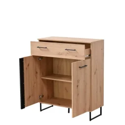 Commode Hoggas 2 deuren & 1 lade - eik