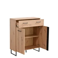 Commode Hoggas 2 deuren & 1 lade - eik